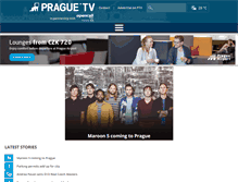 Tablet Screenshot of prague.tv